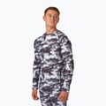 Pánské termo tričko longsleeve Surfanic Bodyfit Limited Edition Crew Neck white out print