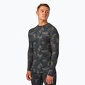 Pánská termoakční mikina Surfanic Bodyfit Limited Edition Crew Neck forest geo camo