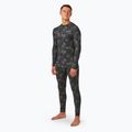 Pánské termo tričko longsleeve Surfanic Bodyfit Limited Edition Crew Neck forest geo camo 2