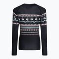 Dámské termo tričko longsleeve Surfanic Cozy Limited Edition Crew Neck black fairisle 5