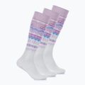 Lyžařské ponožky Surfanic Pro Tech Fairisle 3 balení ice lilac 2