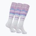 Lyžařské ponožky Surfanic Pro Tech Fairisle 3 balení ice lilac 3