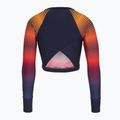 Dámské plavecké tričko Longsleeve Speedo Wrap Back Top modrá/orange 2