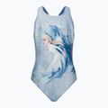 Speedo Digital Placement Splashback dětské jednodílné plavky modré 07386D787