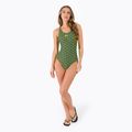 Speedo Boomstar Allover Muscleback dámské jednodílné plavky černo-žluté 68-12299A599 2