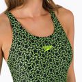 Speedo Boomstar Allover Muscleback dámské jednodílné plavky černo-žluté 68-12299A599 4