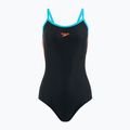 Dámské jednodílné plavky Speedo Dive Thinstrap Muscleback black /volcanic orange