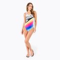 Speedo Retro Placement Medalist dámské jednodílné plavky bílé 68-12199G072 2
