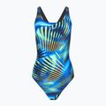 Dámské jednodílné plavky Speedo Printed Medalist black/blue