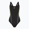 Dámské jednodílné plavky Speedo Panel Muscleback black/green