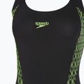 Dámské jednodílné plavky Speedo Panel Muscleback black/green 3