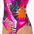 Dámské jednodílné plavky Speedo Allover U-Back růžové 68-07336G738 8
