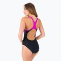 Speedo Placement Laneback dámské jednodílné plavky černo-růžové 11389C733 6