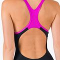 Speedo Placement Laneback dámské jednodílné plavky černo-růžové 11389C733 9