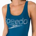 Dámské jednodílné plavky Speedo Logo Deep U-Back modré 68-12369G711 8