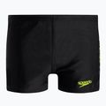 Speedo Plastisol Placement dětské plavky černé 68-09530G690