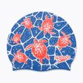 Speedo Dětská plavecká čepice s nápisem modrá 68-08386 3