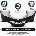 Dětský chránič dásní RDX Mouth Junior black/white 3