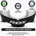 Chránič čelisti RDX Mouth black/white 3