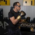 Boxerské rukavice  RDX K1 Mark Pro Fight Boxing golden 9