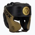 Boxerská přilba RDX L1 Mark Pro Cheek Training Head Guard golden
