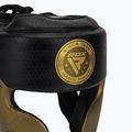 Boxerská přilba RDX L1 Mark Pro Cheek Training Head Guard golden 4