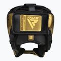 Boxerská přilba RDX L1 Mark Pro Cheek Training Head Guard golden 3