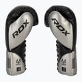 Boxerské rukavice  RDX K1 Mark Pro Fight Boxing silver 4