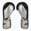Boxerské rukavice  RDX L2 Mark Pro Sparring Boxing Hook & Loop silver 4