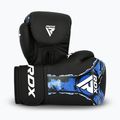 Boxerské rukavice RDX Boxing New Aura F17 black/blue 2