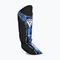Chrániče holení a chodidel RDX Instep New Aura F17 Shin black/blue 3