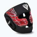 Boxerská helma RDX New Aura F17 Head black/red 2
