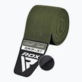 Bandáže na kolena RDX Compression Elasticated Knee Wrap army green 2