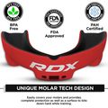 Chránič zubů RDX Mouth Guard black/red 3