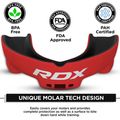 Chránič zubů RDX Mouth Guard black/red 5