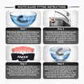 Chránič zubů RDX Mouth Guard black/red 6