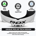 Dětský chránič dásní RDX Mouth Junior white/black 3