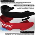 Dětský chránič dásní RDX Mouth Junior red/black 2