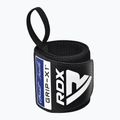 Ortézy na zápěstí RDX WR11 Gym Wirst Wrap black/blue