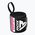 Ortézy na zápěstí RDX WR11 Gym Wirst Wrap black/pink