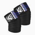 Chrániče kolen  RDX KR11 Gym Knee Wrap black/blue