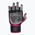 Boxerské rukavice RDX F6 Shooter Grappling pink 3