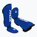 Chrániče holení a nártů RDX T1 Shin Instep Guards blue/white 3