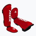 Chrániče holení a nártů RDX T1 Shin Instep Molded King red/white 3