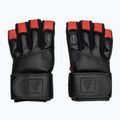 Trekingové rukavice RDX L4 Finger Weightlifting Leather red/black 2
