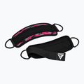 Popruhy s háky kotníkové RDX A4 Ankle Straps For Gym Cable Machine pink 4