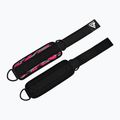 Popruhy s háky kotníkové RDX A4 Ankle Straps For Gym Cable Machine pink 5