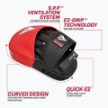 Tréninkové lapy  RDX Focus Pad T1 red/black 7