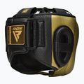 Boxerská přilba RDX L2 Mark Pro Head Guard With Nose Protection Bar golden 3