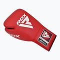 Boxerské rukavice  RDX Apex Competition Fight Lace Up Boxing red 2